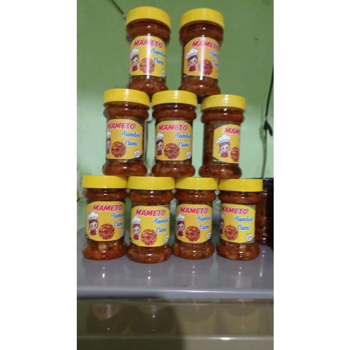 

Sambal Cumi Mameto - 150 ml