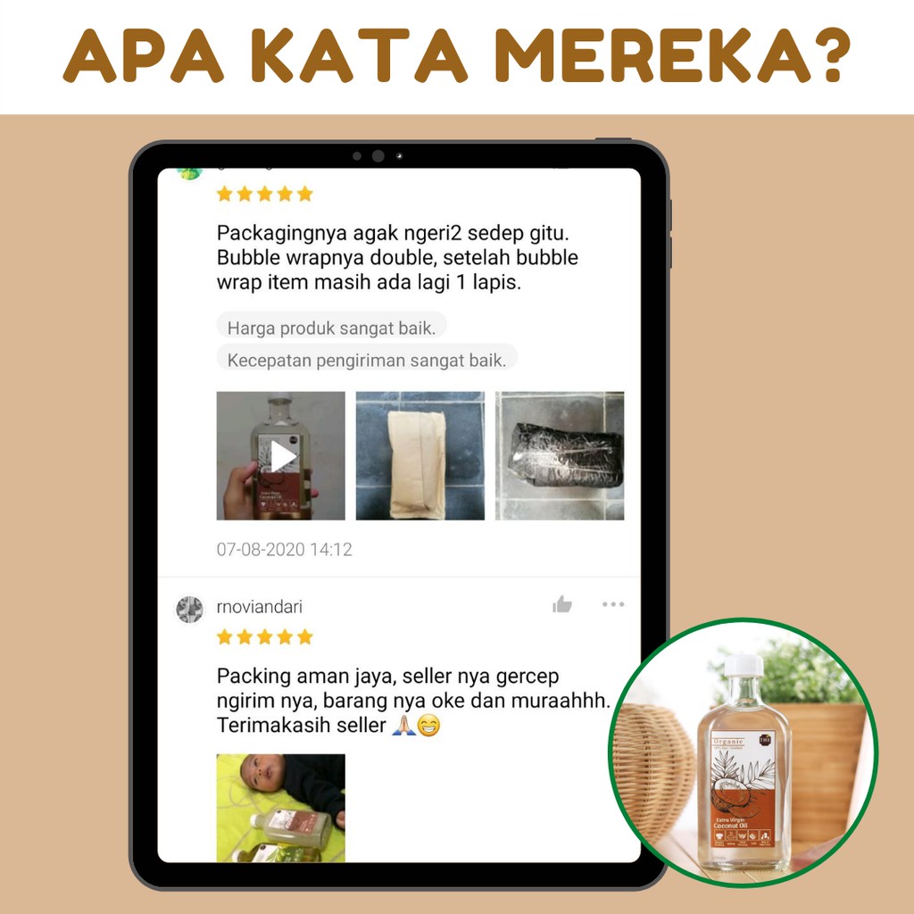 VCO Virgin Coconut Oil Minyak Kelapa Asli Murni Untuk Diminum Kesehatan