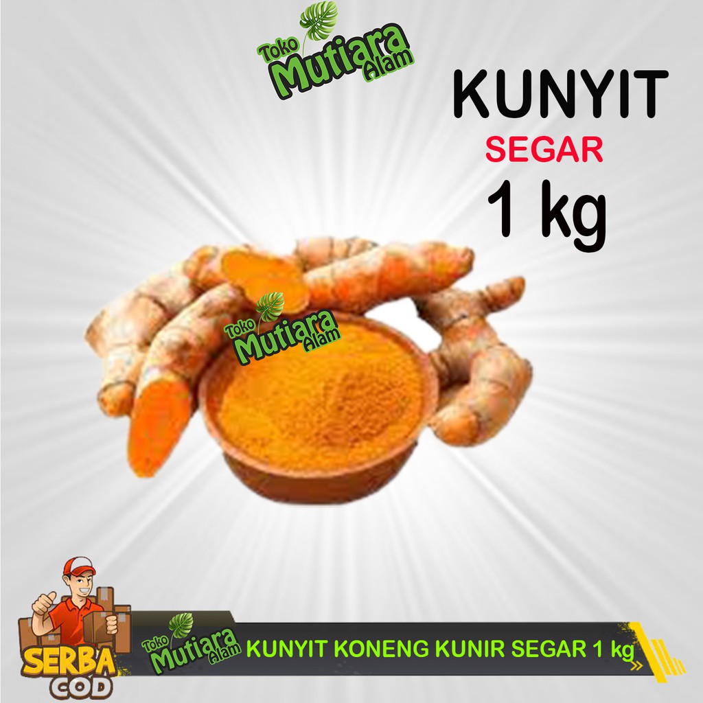 

KUNYIT KONENG KUNIR SEGAR 1 kg HERBAL ALAMI MUTIARA ALAM