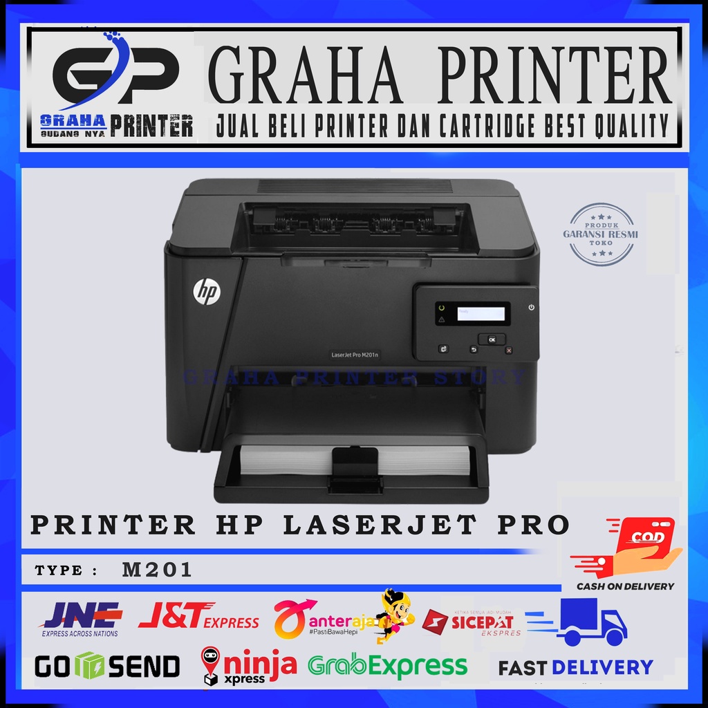 Jual PRINTER HP LASERJET PRO M201- M201N BONUS CARTRIDGE | HP LASERJET ...