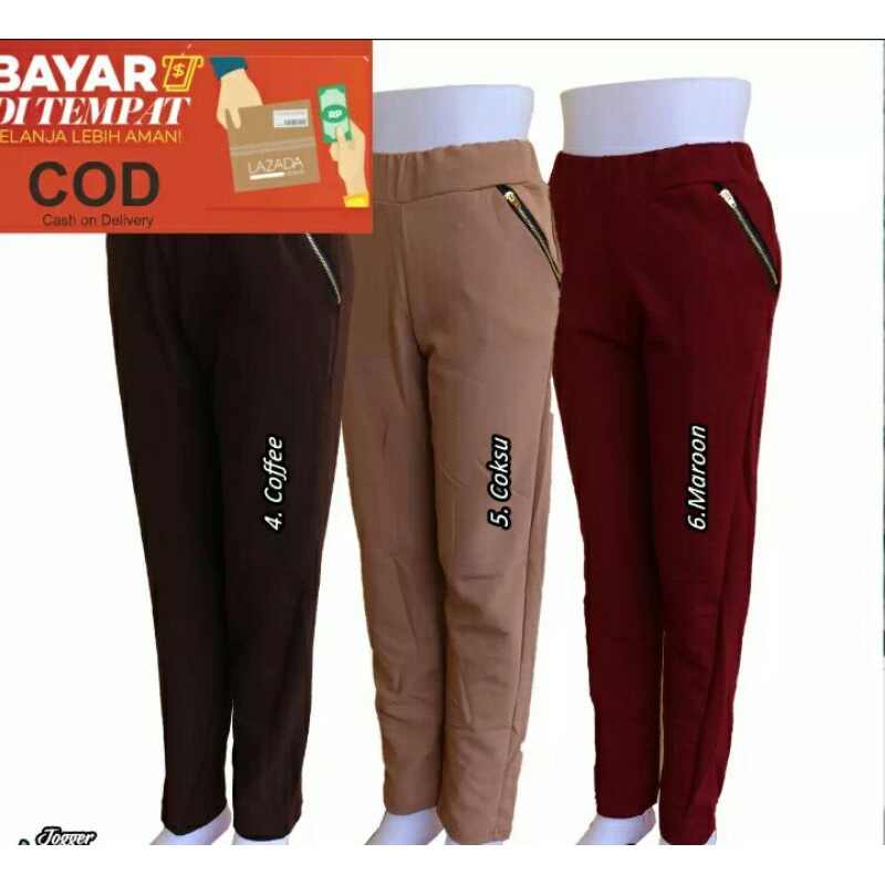 PROMO (COD) LUNA PENSIL CREPE/CELANA LUNA/CELANA PENSIL CREPE/LEGGING PENSIL/Celana Luna termurah
