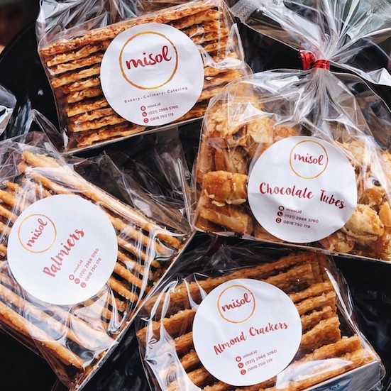 

T20Re Almond Crackers Kue Kering Misol Netto 100 Gr Kemasan Plastik Ht51Gr
