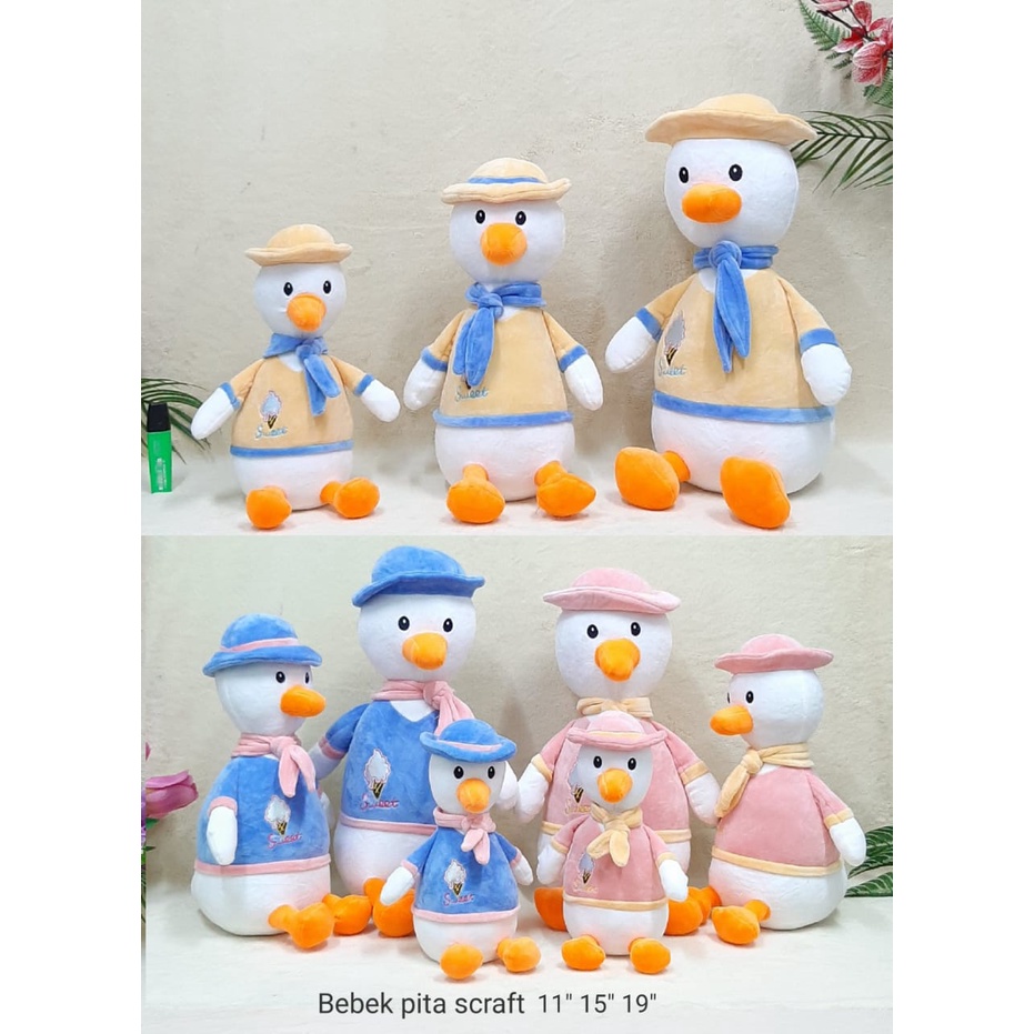 Boneka Bebek Pita Size 11&quot;/30cm/boneka donald duck/boneka lucu/boneka karakter/