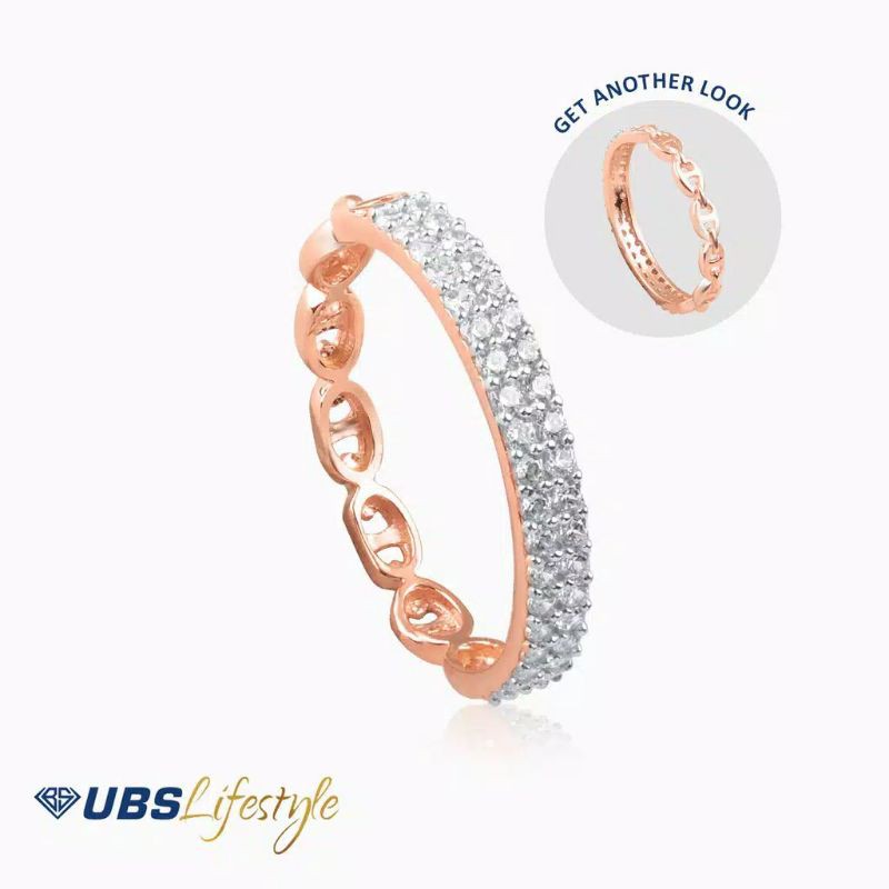 CINCIN EMAS UBS TWO WAY LOOKS - ROSE GOLD 750 - CC15284