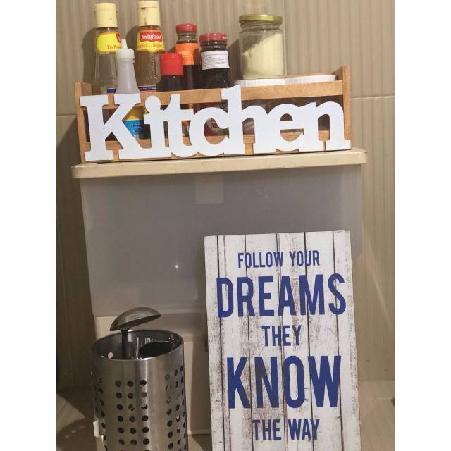 Dekorasi Rumah Rak  Kitchen Dapur  Minimalis  by SaMJu Shopee  Indonesia