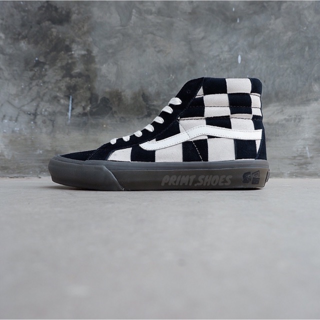 Vans Sk8hi Lx Vault X Taka Hayashi Checkerboard - Black