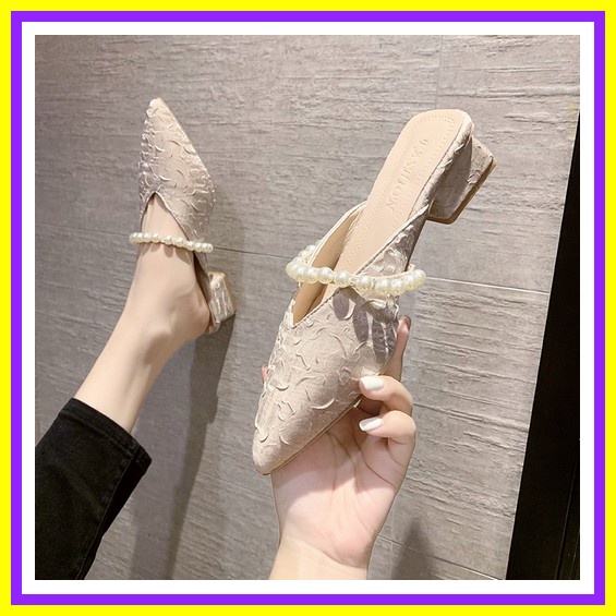 High Heels Hak Tinggi Terbaru Kekinian Heels Kerja Mewah Sandal Jinjit Haihils Hak Kaca Hils Party C