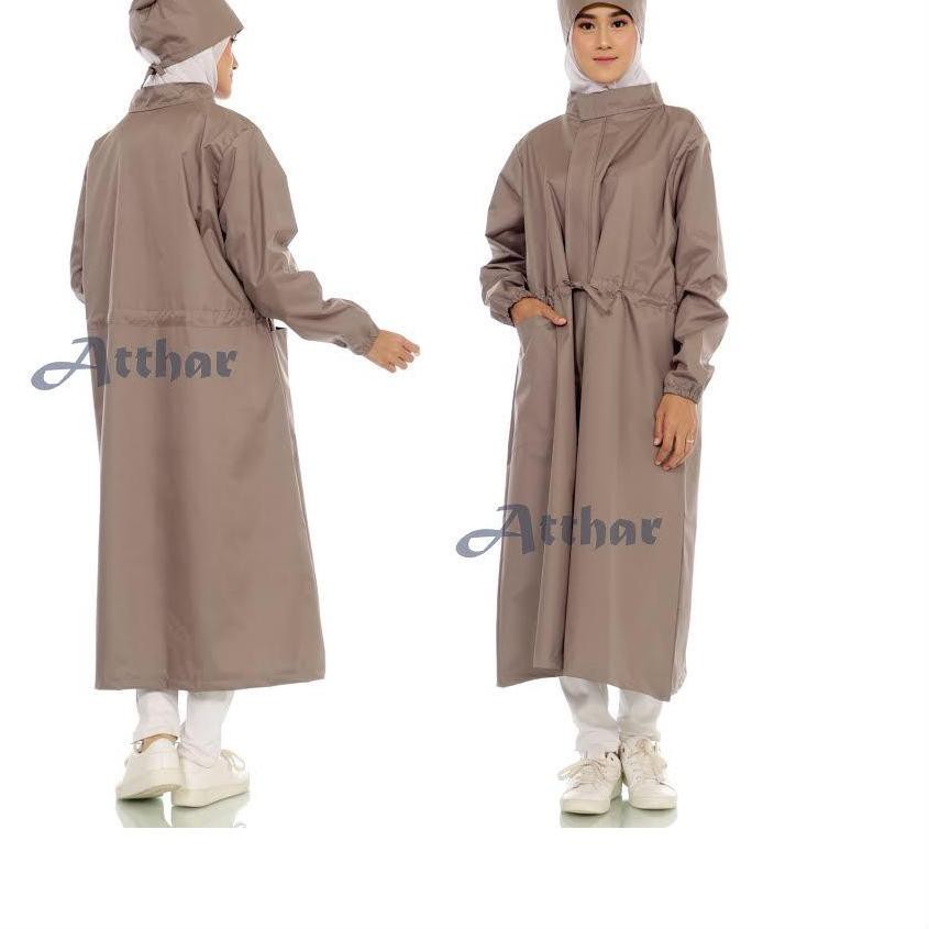 (12.12). H5 APD Hazmat Baju Bedah Operasi Surgical Gown Katun Tebal Adem Resleting Ykk MURAH.,..