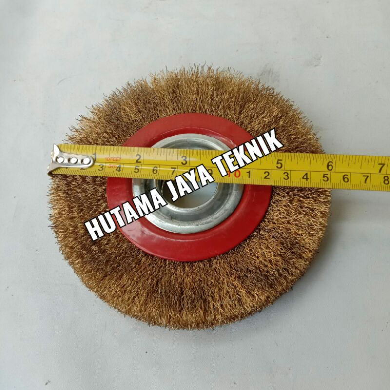 Sikat Kawat 6 inchi ( Gerinda Duduk ) piring kuningan Einhill