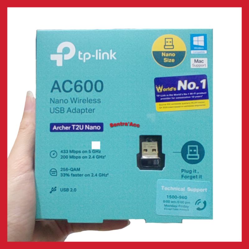 Tp Link Archer T2u Nano Ac600 Tplink Ac600 Tp-Link Usb Wifi Receiver