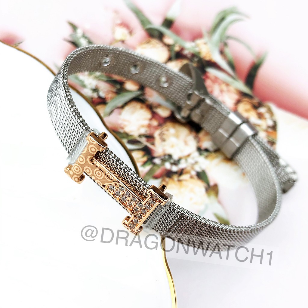 COD✅ Gelang titanium rantai pasir Liontin Charm stainless gelang wanita jewelry fashion  ACC010