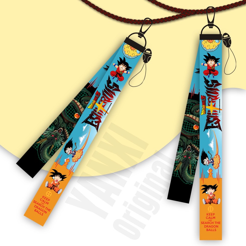 Tali lanyard Panjang Motif Dragon Ball Untuk Handphone