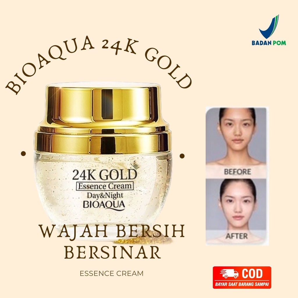 BIOAQUA ESSENCE CREAM // 24K GOLD ESSENCE DAY &amp; NIGHT CREAM