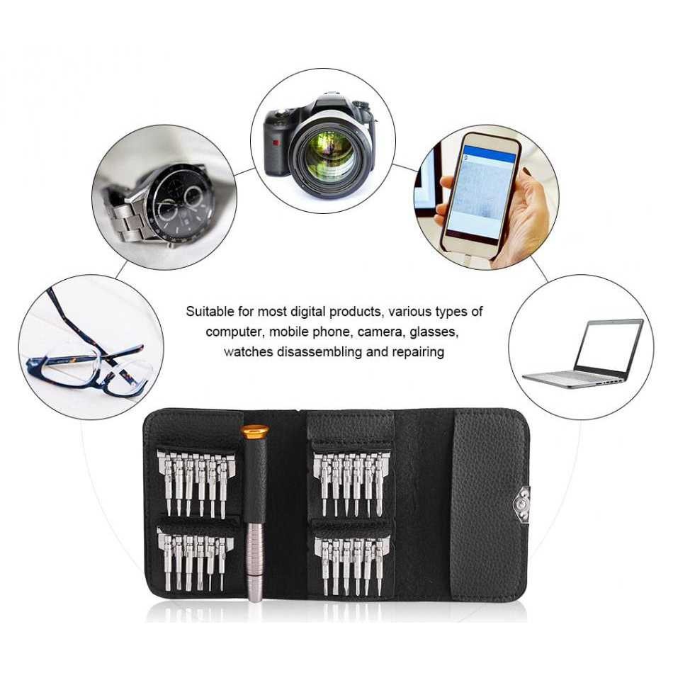 Obeng Hp Set Obeng Laptop 25 in 1 Magnetic Serbaguna  Peralatan Reparasi Smartphone Murah Original