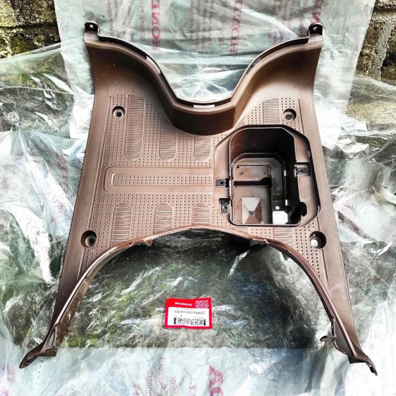 cover lantai gladakan pijakan kaki original honda scoopy fi new k93 2016-2019 HITAM dan coklat