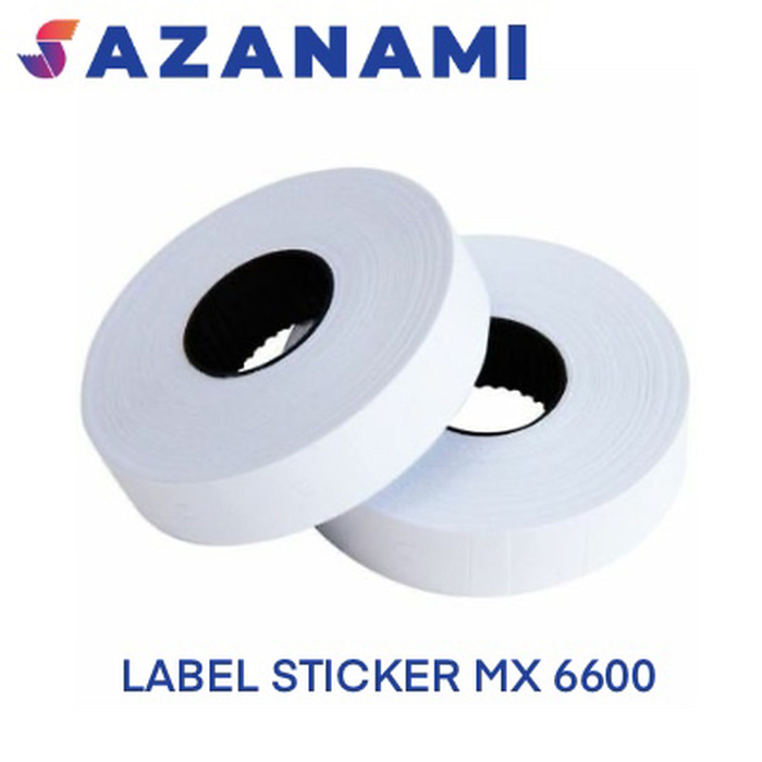 

s50d10x Mx 6600 Kertas Sticker Label Harga 2 Baris Refill Price Label Mx6600 D501Cnf