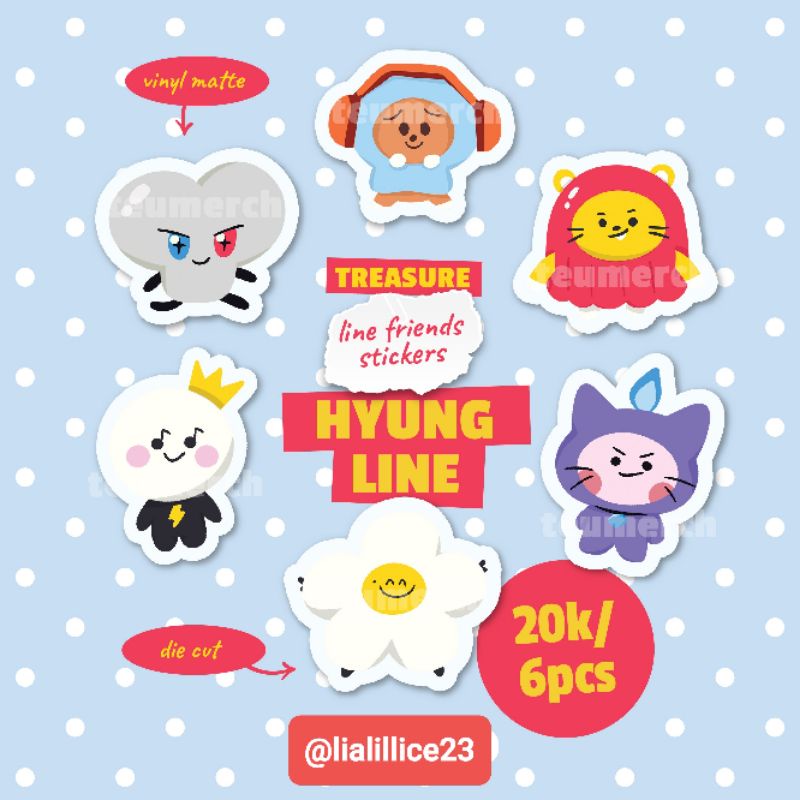 TREASURE LINE FRIENDS STICKER