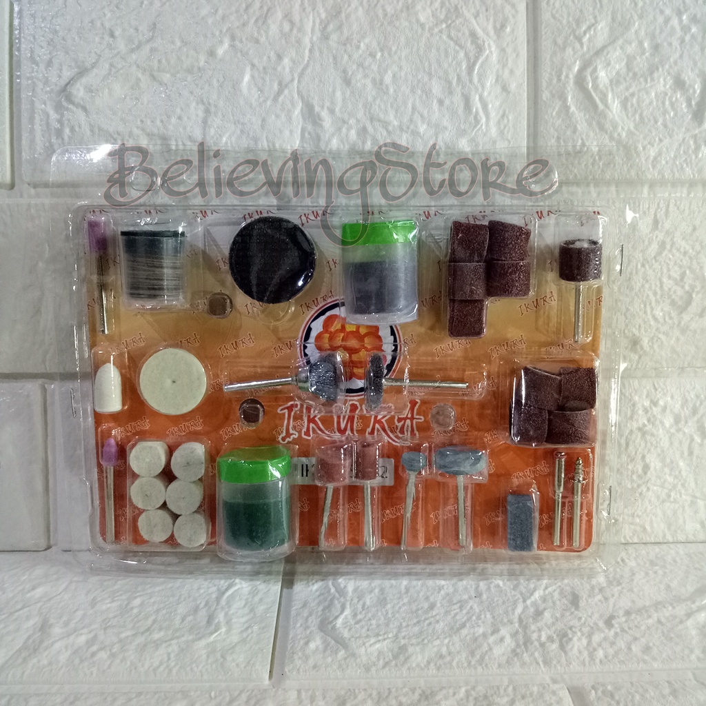 ikura Mata Bor Tuner Hobby Craft Mini Grinder Rotary Tool Set 105pcs