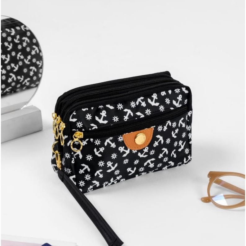 Medan Termurah Dompet cantik Dompet wanita bag organizer clutch multyfungsi 3 ruang