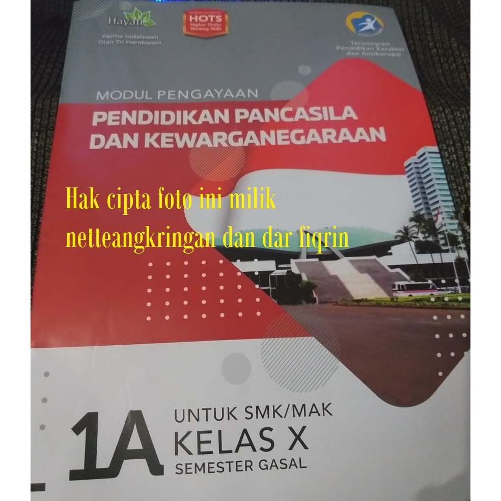 Jual Lks Ppkn Kelas 10 X Smk Mak Smtr 1 K13 Revisi 2018 Hayati Top New