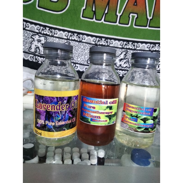 100 mll Nilam, pepermint,lavender murah berkualitass