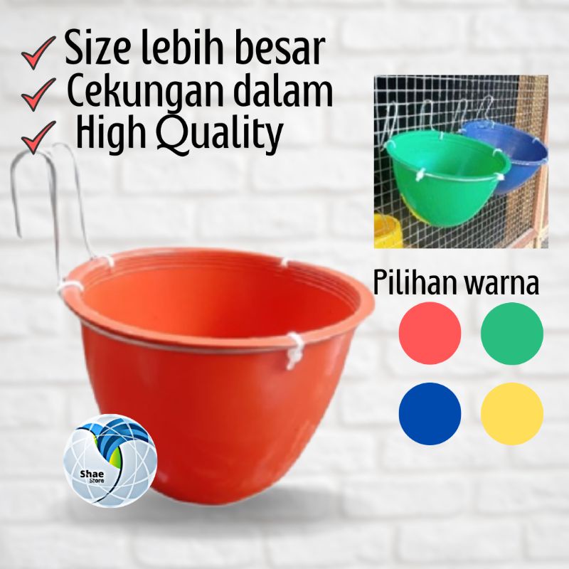 TEMPAT MAKAN KAWAT /MINUM AYAM ADU ( LAGA )/ BATOK PLASTIK / BATOK KAWAT / BATOK GETAH KARET