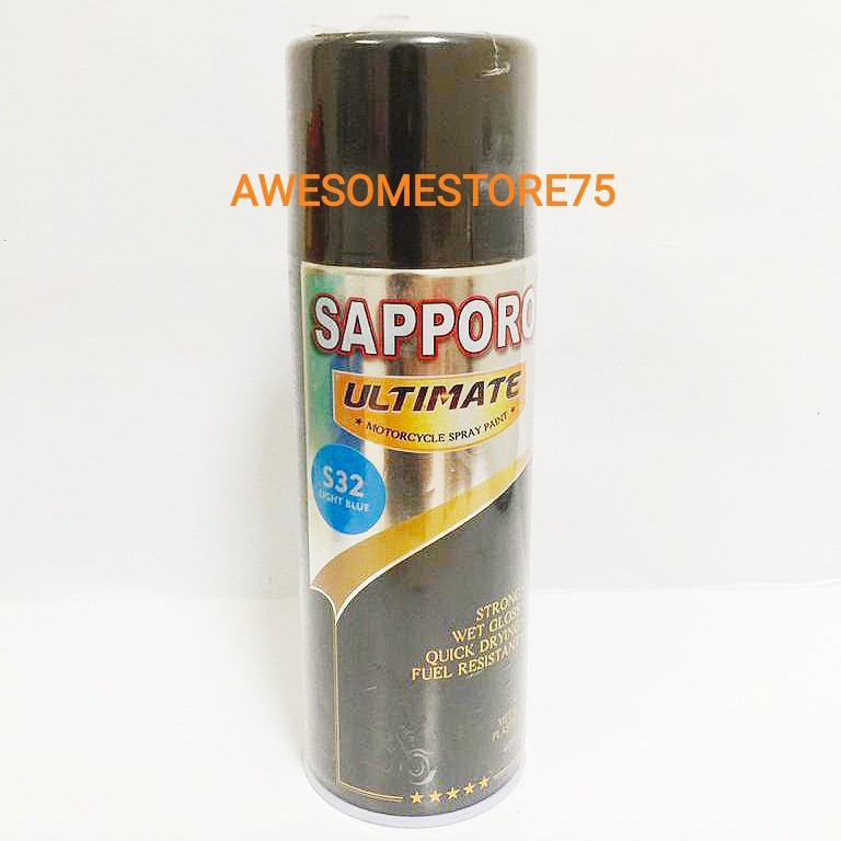 SAPPORO ULTIMATE S32 LIGHT BLUE Biru Cat Semprot Pilox Pylox