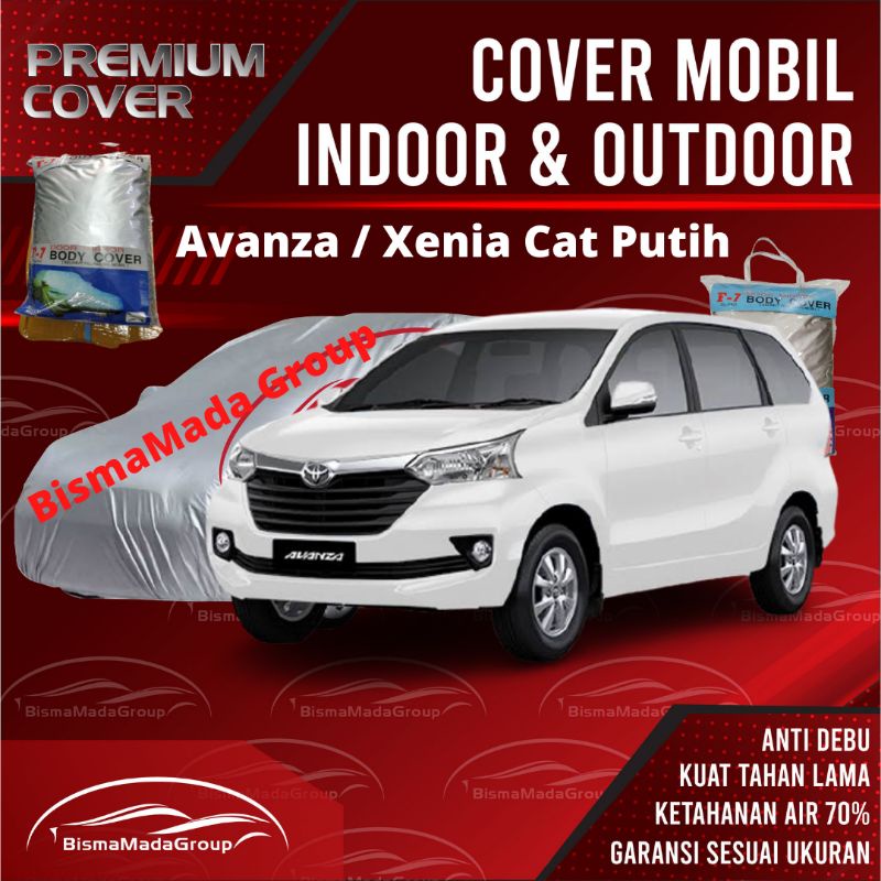Body cover mantel sarung selimut pelindung tutup Mobil Avanza xenia rush terios  khusus cat putih