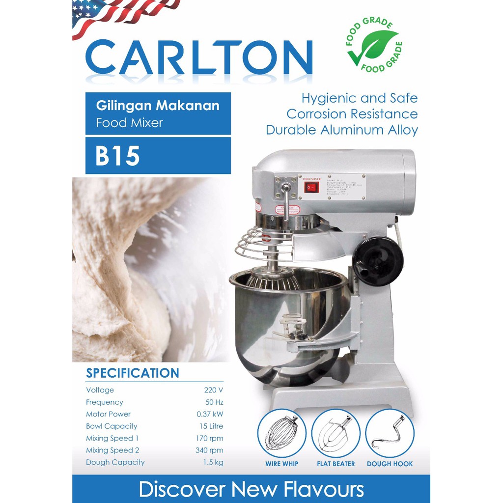 Mesin Giling Makanan  Penggiling makanan food mixer CARLTON B15