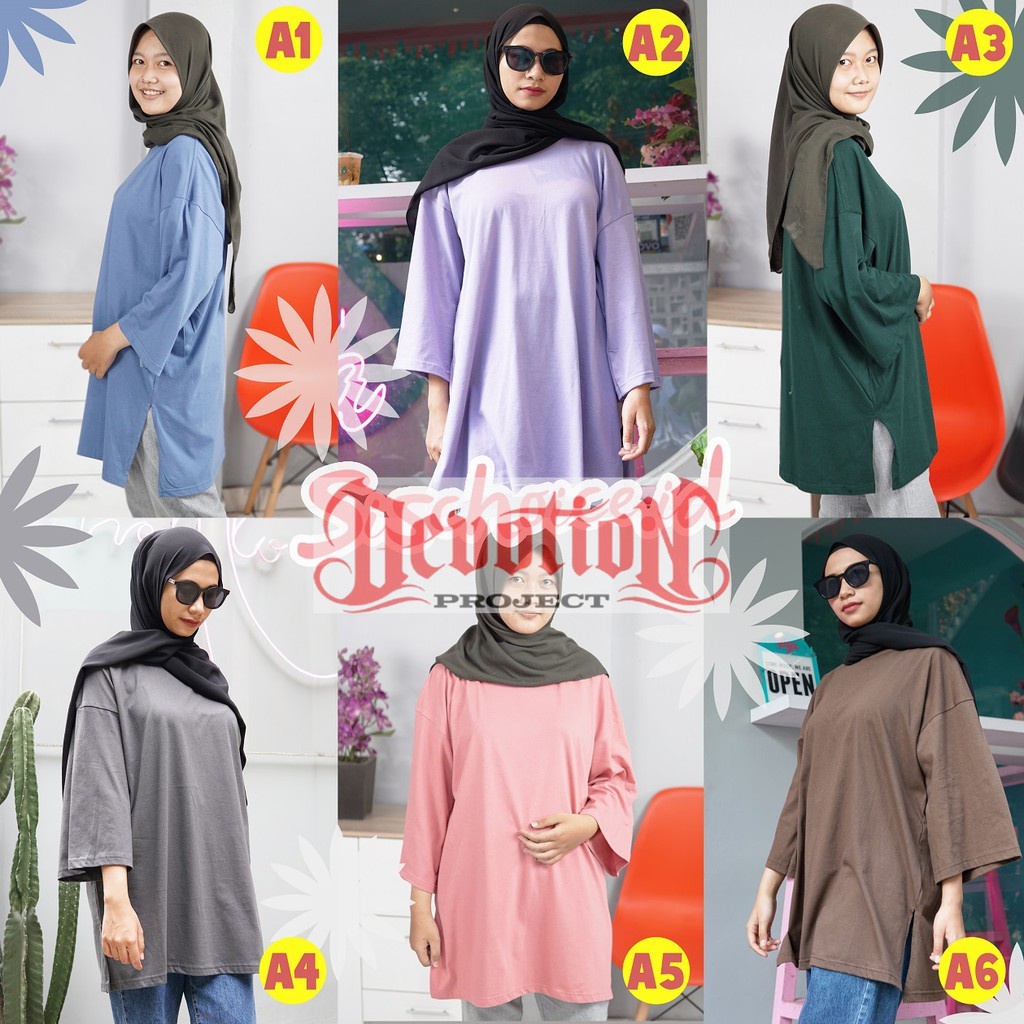 KAOS OVERSIZE WANITA POLOS / BASIC OVERSIZE TOP POLOS / TSHIRT OVERSIZE WANITA / KAOS WANITA BIG SIZ