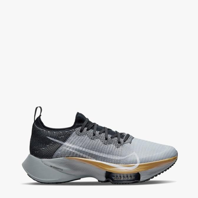 NIKE AIR ZOOM TEMPO NEXT% MEN'S ROAD RUNNING SHOES - BLACKGREY DXHD545646