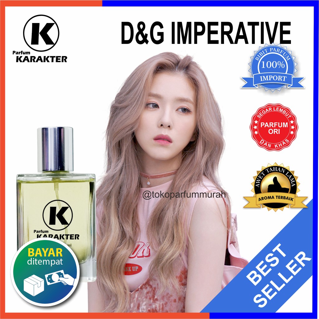 Bisa Cod | Parfum Cewek D&amp;G Imperative  Bibit Parfum Import Wangi &amp; Tahan Lama  Kemasan 50ml