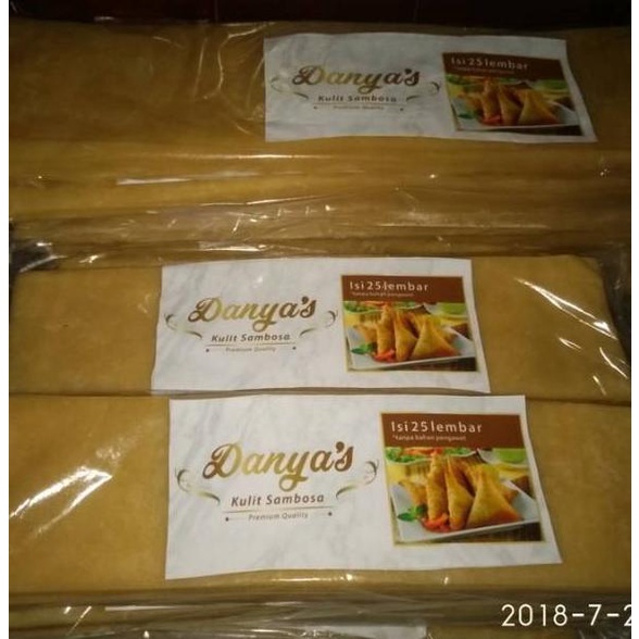 

[PRODUK KELYV] KULIT SAMBOSA / SAMOSA BESAR 32 CM X 8.8 CM (ISI 25 LEMBAR) PZQ