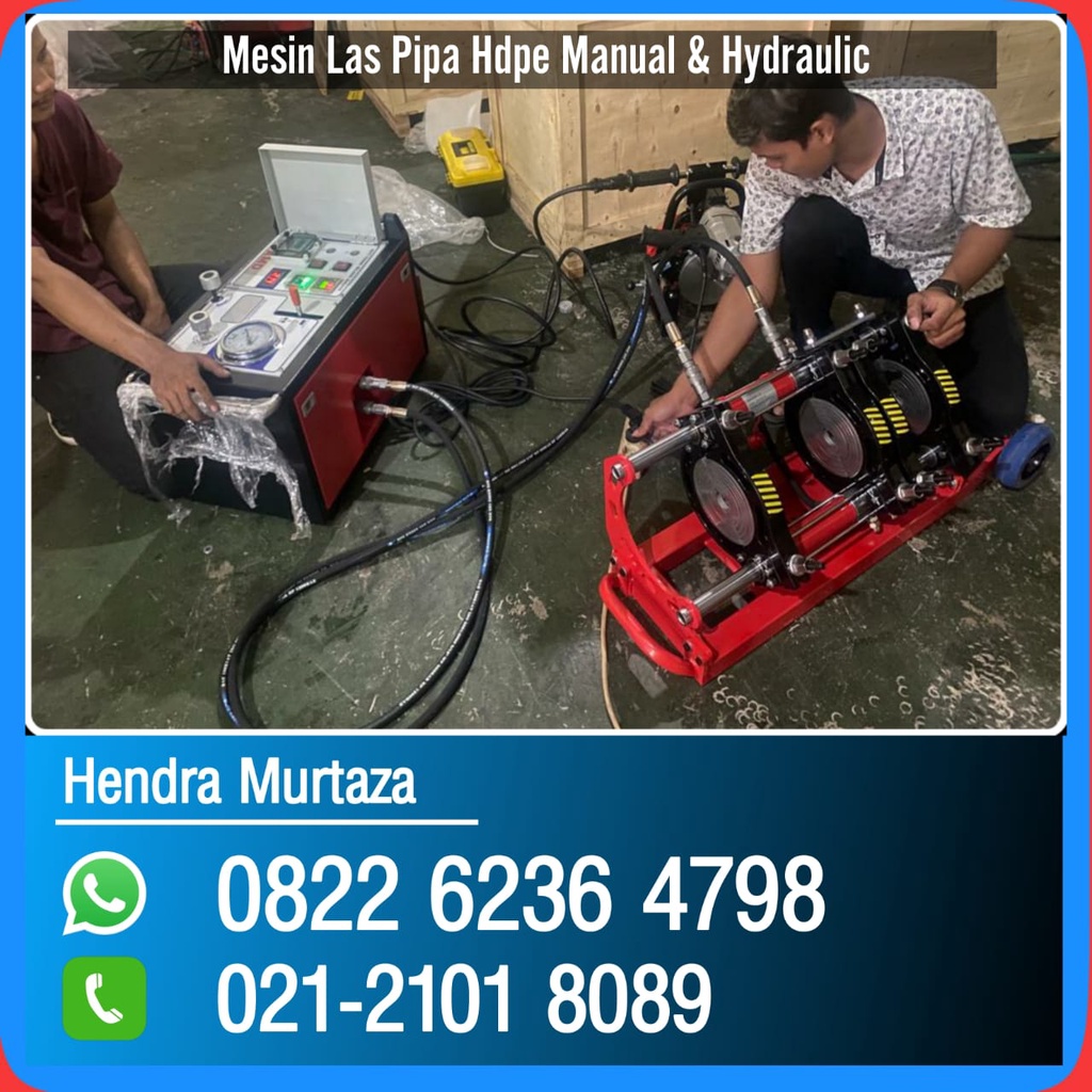 Mesin Las Pipa Hdpe Hydraulic 355mm/110mm | Mesin Las Pipa Hdpe 4 - 14 Inch