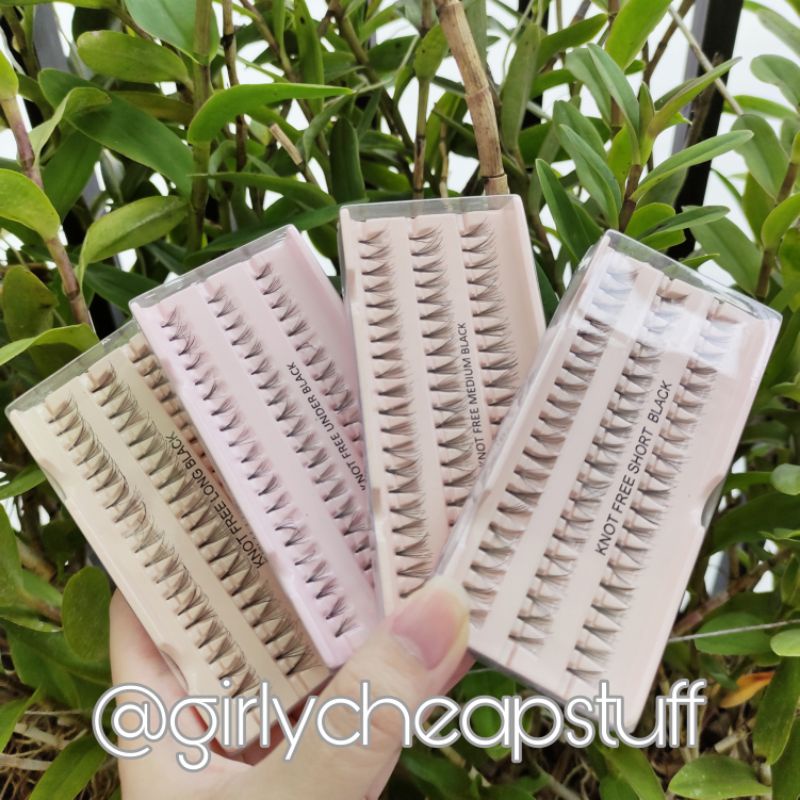 Bulu Mata Tanam Natural Knot Free Eyelash Extension Premium Paket Eyelash Extension Tahan 3 - 4 ming