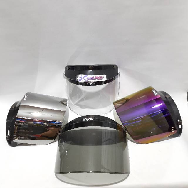KACA DATAR HELM CARGLOSS RETRO // KACA  FLAT HELM BOGO-1