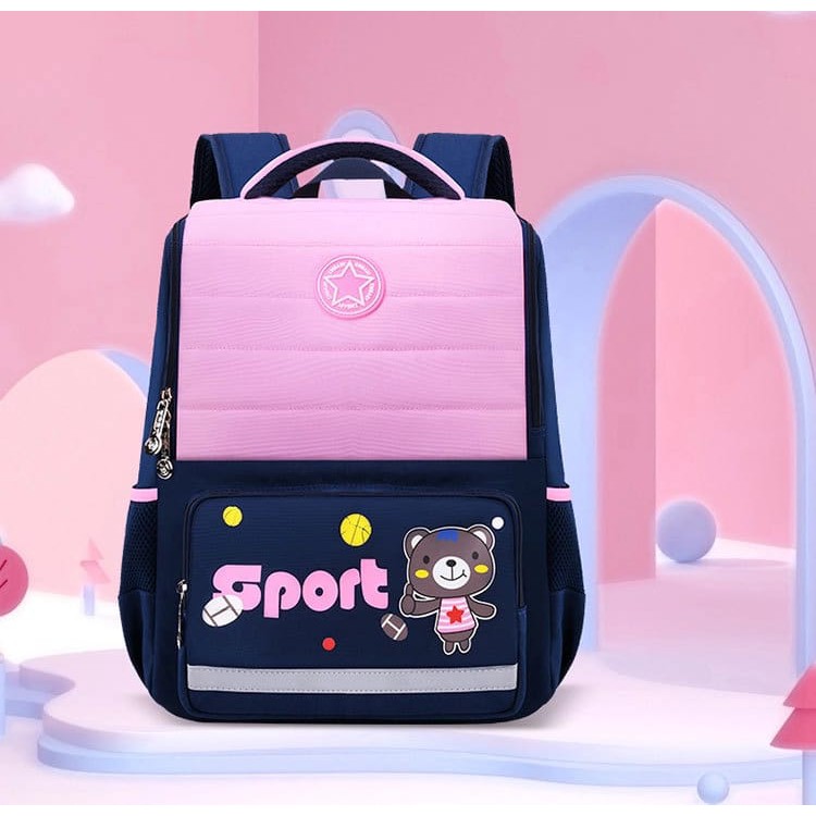 Tas Ransel Anak Laki Laki_Tas Sekolah SD TK PAUD_Tas Sekolah Motif Sport