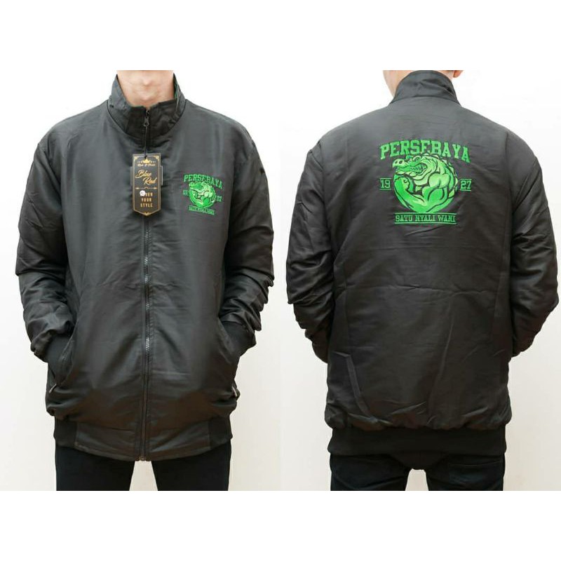 Jaket Persebaya Surabaya Bolak Balik Full Bordir Pemium