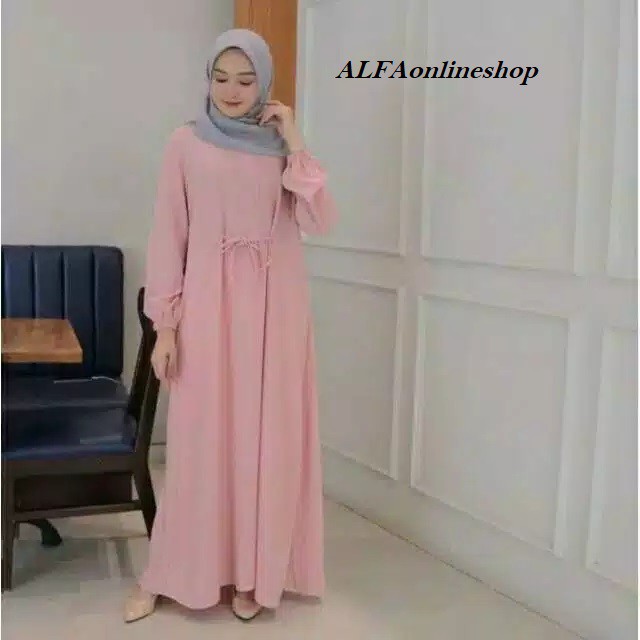 Baju gamis wanita terbaru gamis Remaja kekinian modern 2021 wanita dress Syahila maxy