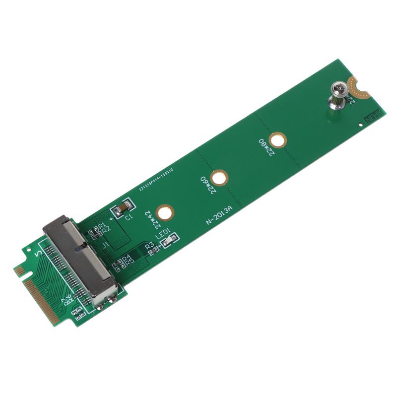 btsg For MacBook Air Pro 12+16 Pins SSD to M.2 Key M (NGFF) PCI-e Adapter Converter Card for PC Computer Accessories