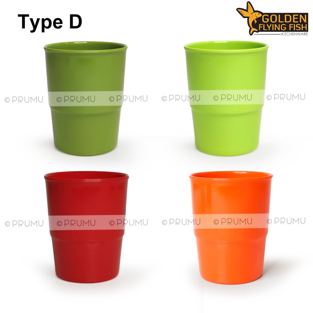 Gelas Melamin - Gelas Minum - Gelas Kecil Melamine - Gelas Kopi - Gelas Teh - Gelas Warna