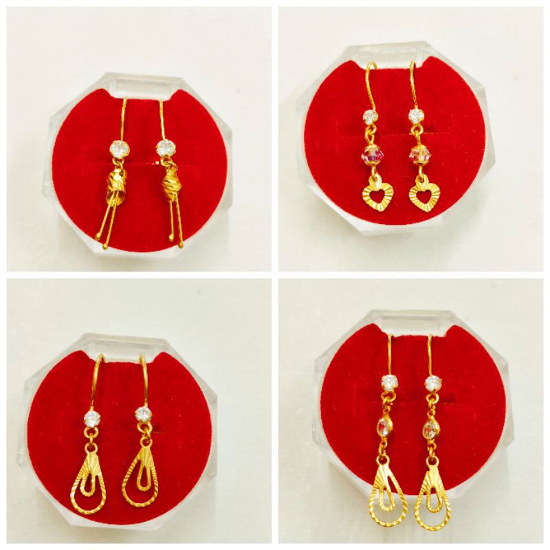 ANTING DEWASA KAIT ( PERAK 925 ) LAPIS EMAS 24K