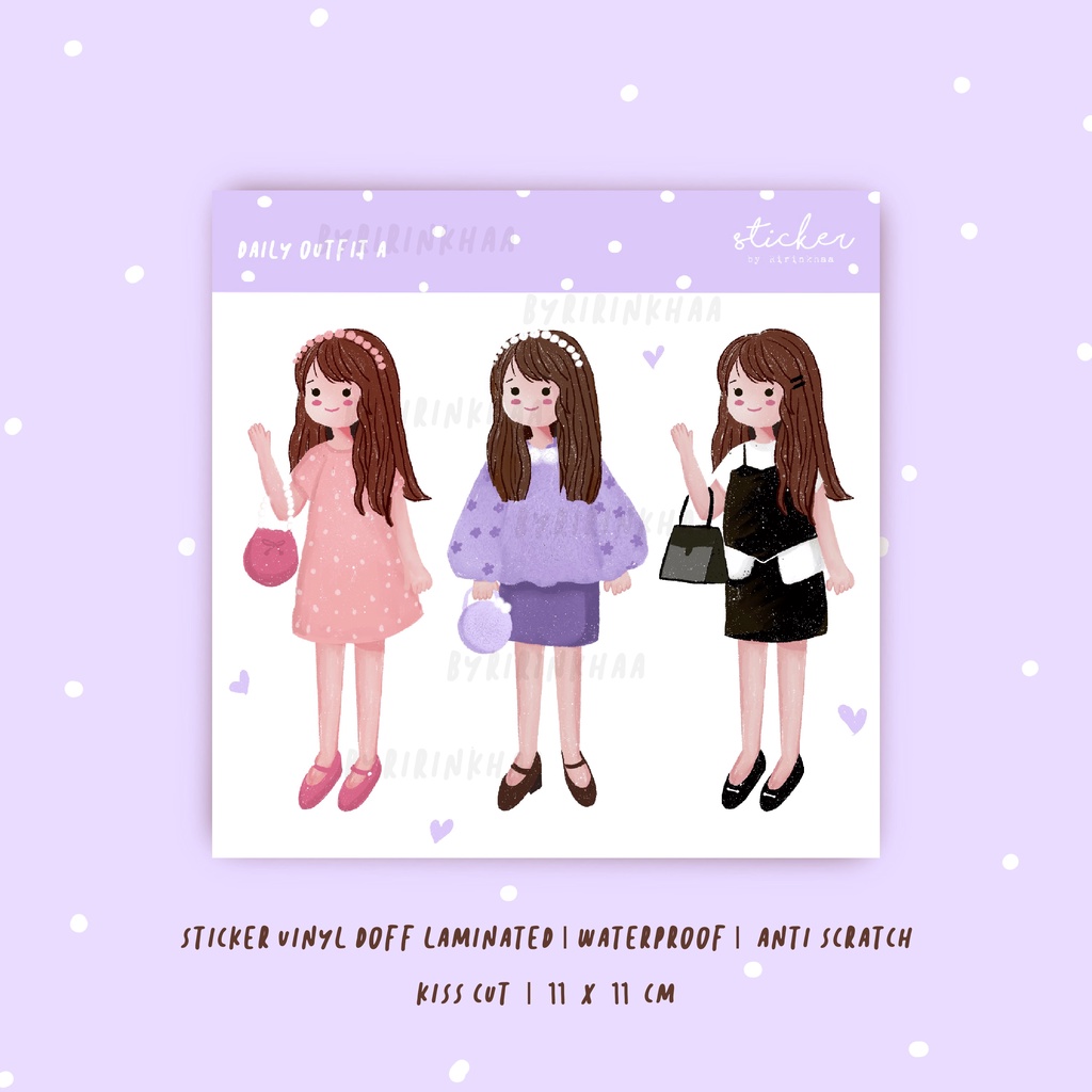 

Byririnkhaa Daily Outfit Sticker (Waterproof)