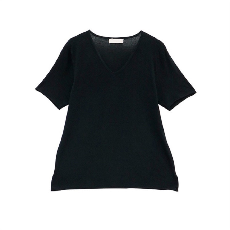 ATASAN KAOS KNITT V NECK IMPORT (BJCNA040)