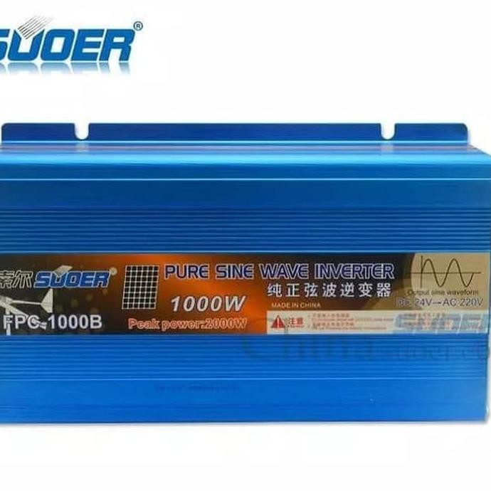 Promo Suoer Pure Sine Wave Inverter Sinus Murni 1000Watt 12Volt Fpc1000