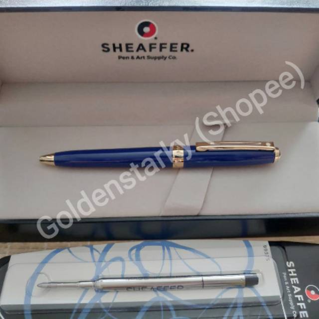

Paket 1 Klik: 1pcs Sheaffer Mini Prelude Glossy Blue CT Ballpoint + 1pcs Refill Ballpoint