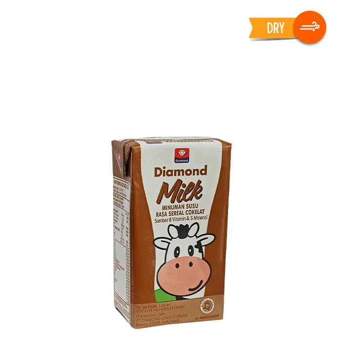 Promo Harga Diamond Milk UHT Sereal Chocolate 125 ml - Shopee
