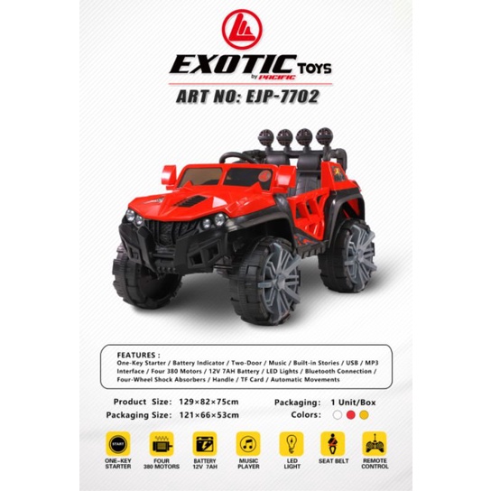 Mobil aki Exotic EJP-7702 7702 EJP7702