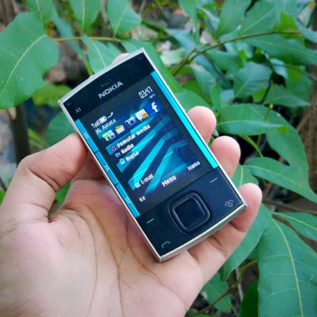 Hp Jadul Nokia X3 Original Mulus Xpres Musik Hp Unik Hp Langka No Nokia E90 Shopee Indonesia
