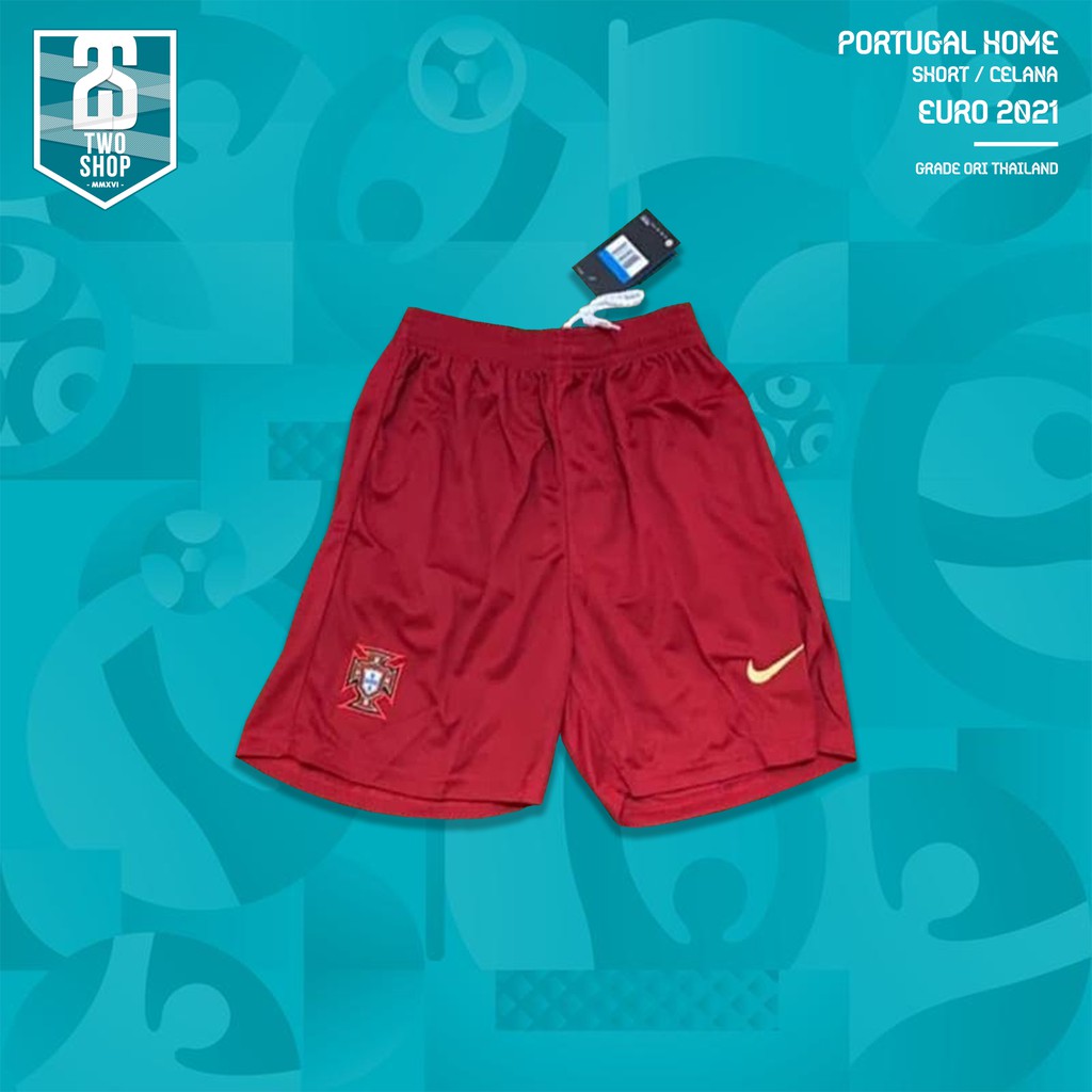 Celana Bola Portugal Home EURO 2021 Grade Ori